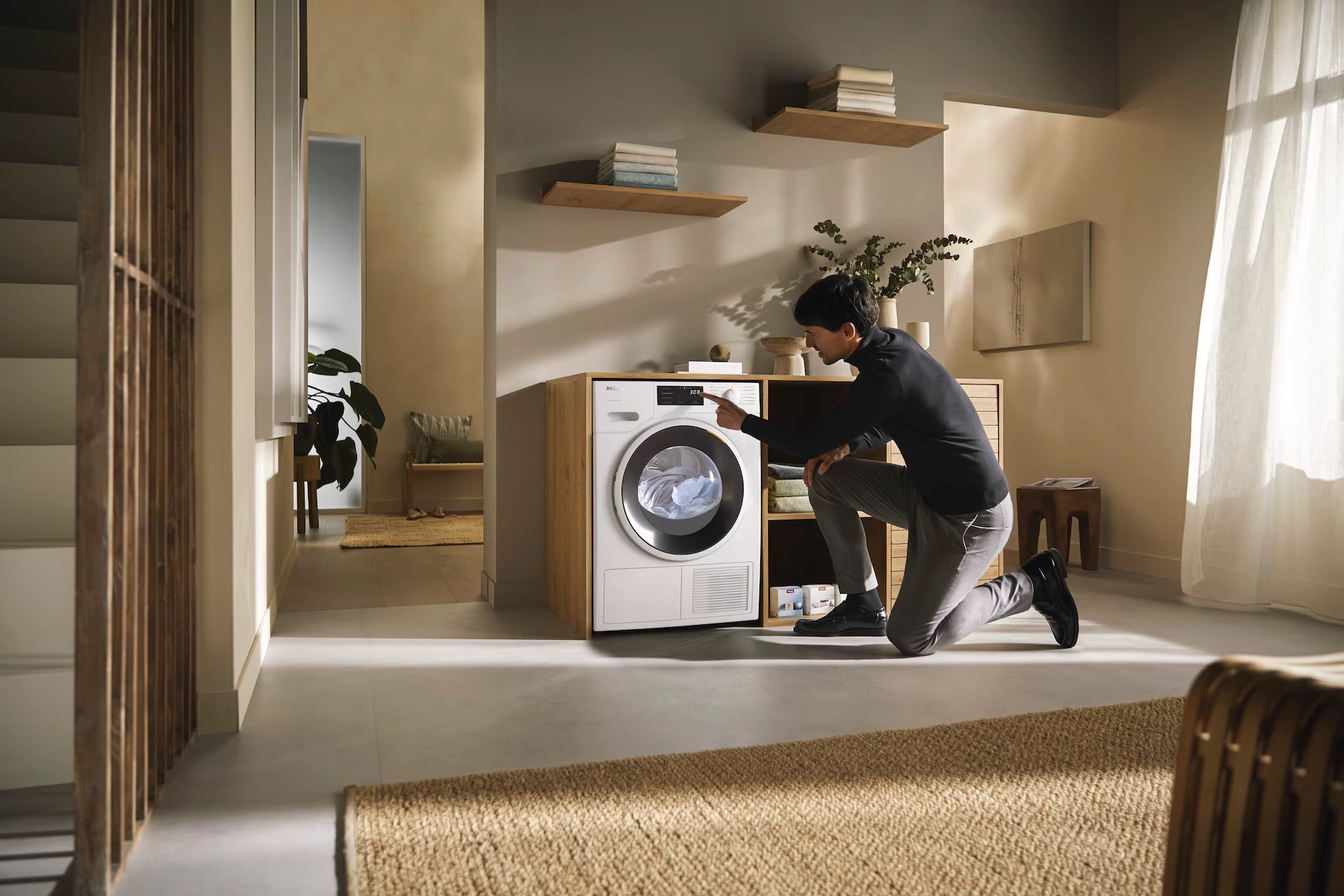 Suszarka Miele TWD640WP EcoSpeed 64,3cm 9kg Zdalne sterowanie