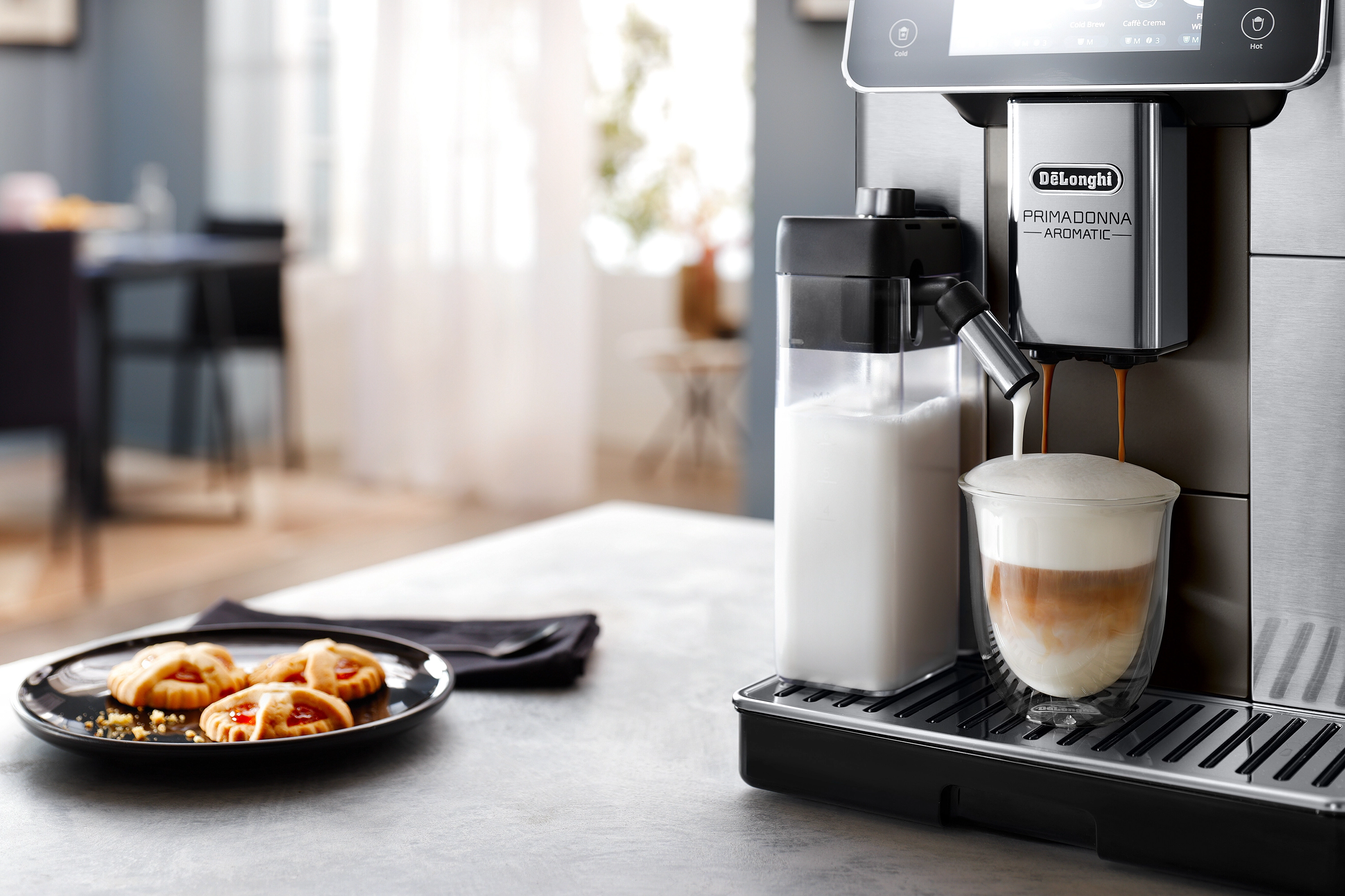 Ekspres DeLonghi Primadonna Aromatic ECAM630.75TM Kawa mrożona