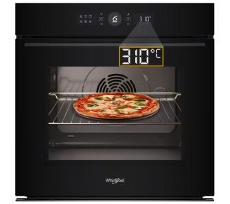 Piekarnik elektryczny parowy Whirlpool WOI5S8HM2SBA Pizza 310C Termoobieg AirFry Czarny