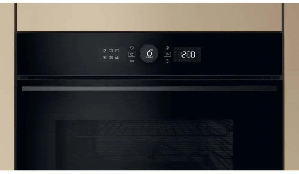 Piekarnik elektryczny Whirlpool WOI5S8PCM1SBA Pizza 310C Termoobieg Termosonda AirFry Czarny