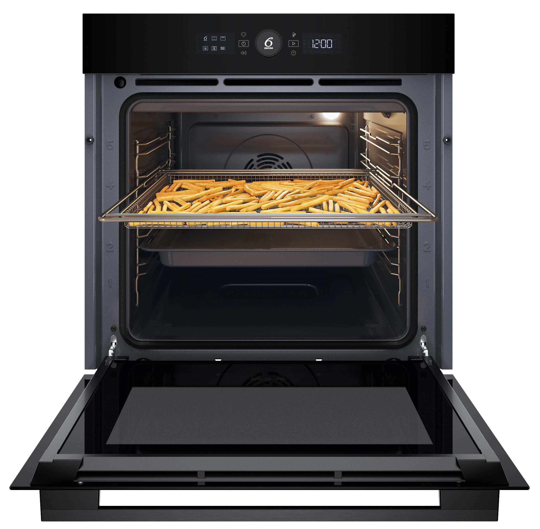 Piekarnik elektryczny Whirlpool WOI5S8PCM1SBA Pizza 310C Termoobieg Termosonda AirFry Czarny