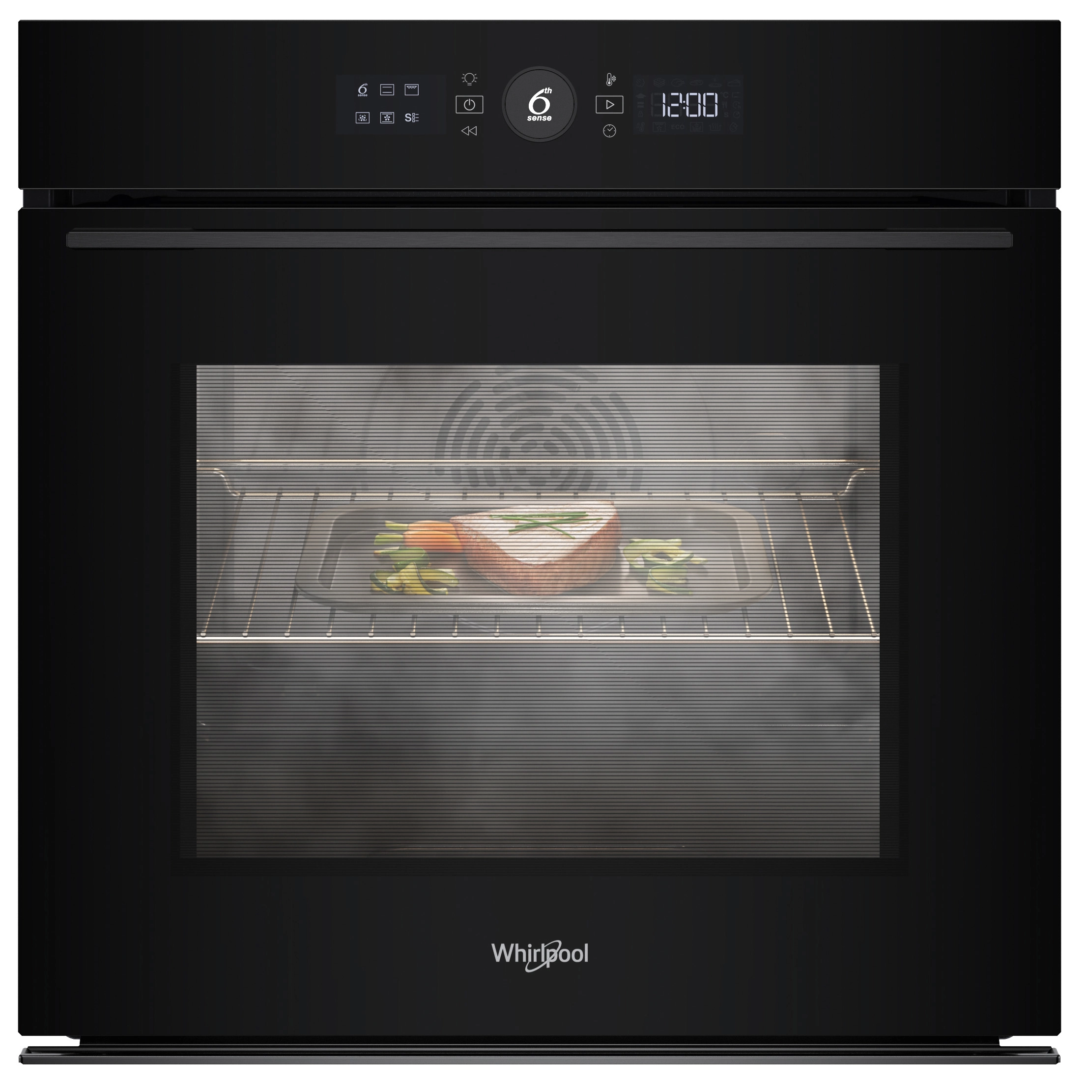 Piekarnik elektryczny Whirlpool WOI5S8PCM1SBA Pizza 310C Termoobieg Termosonda AirFry Czarny