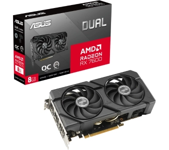Karta graficzna ASUS Dual Radeon RX 7600 EVO OC Edition 8GB GDDR6 128bit FSR