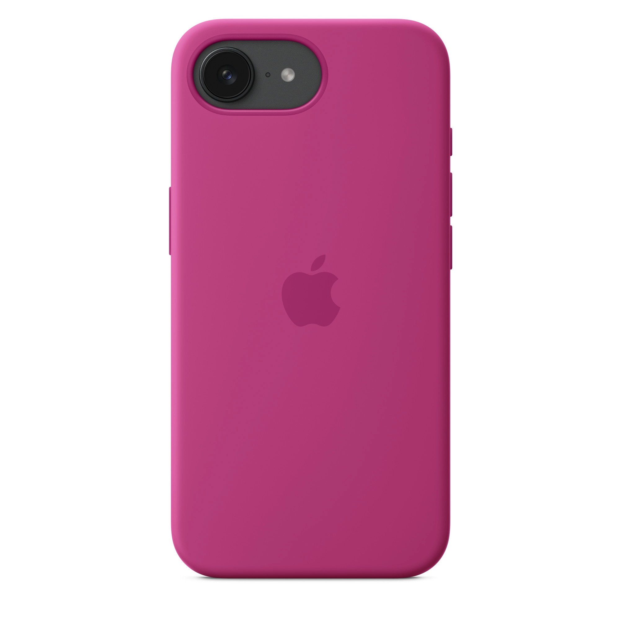 Etui Apple Silicone Case do iPhone 16e Żywy róż
