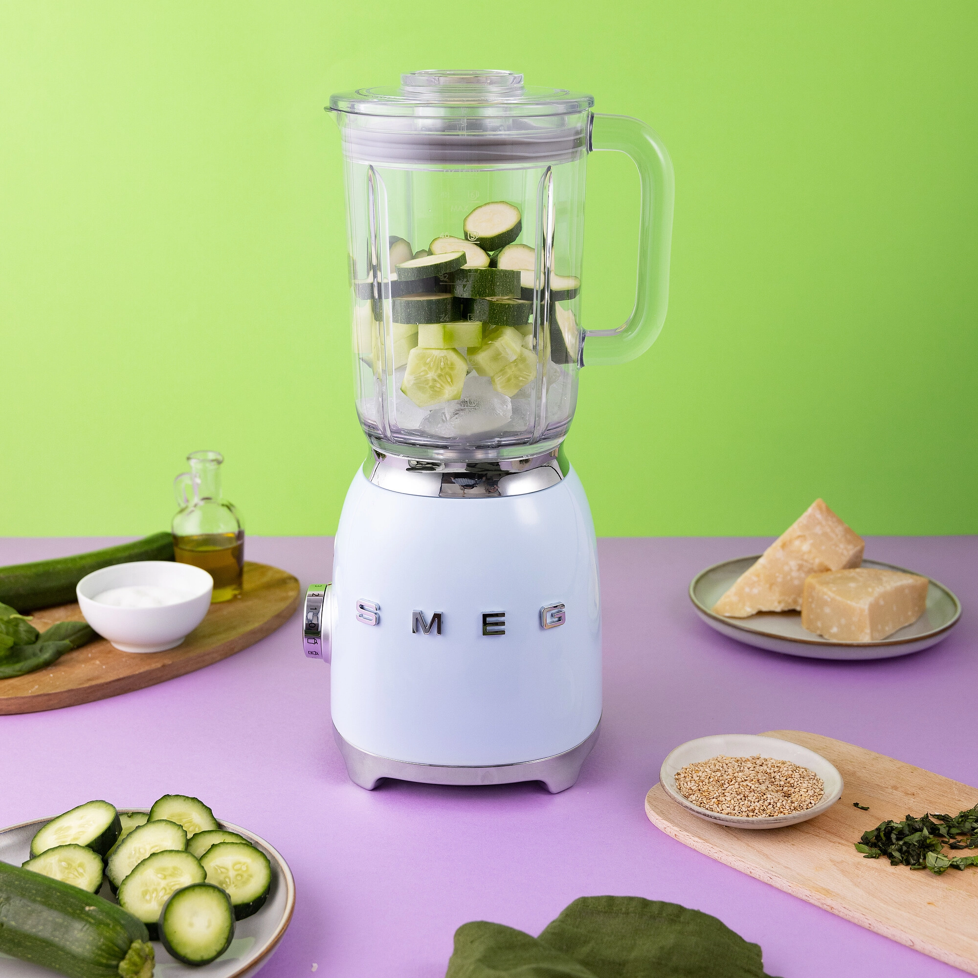 Blender kielichowy Smeg BLF03PBEU 1,5l