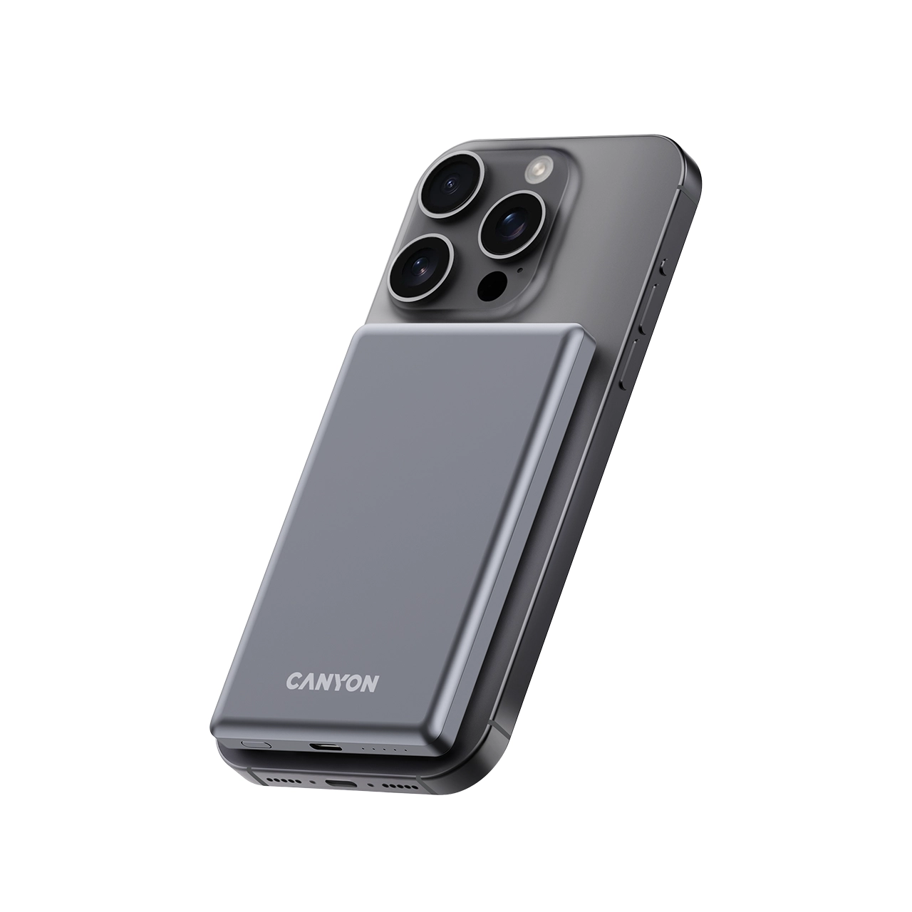 Powerbank Canyon OnPower 505 Magsafe 5000mAh PD 20W Grafitowy