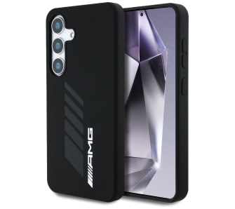 Etui Mercedes-Benz Oversize Rhombs MagSafe do Galaxy S25 Czarny