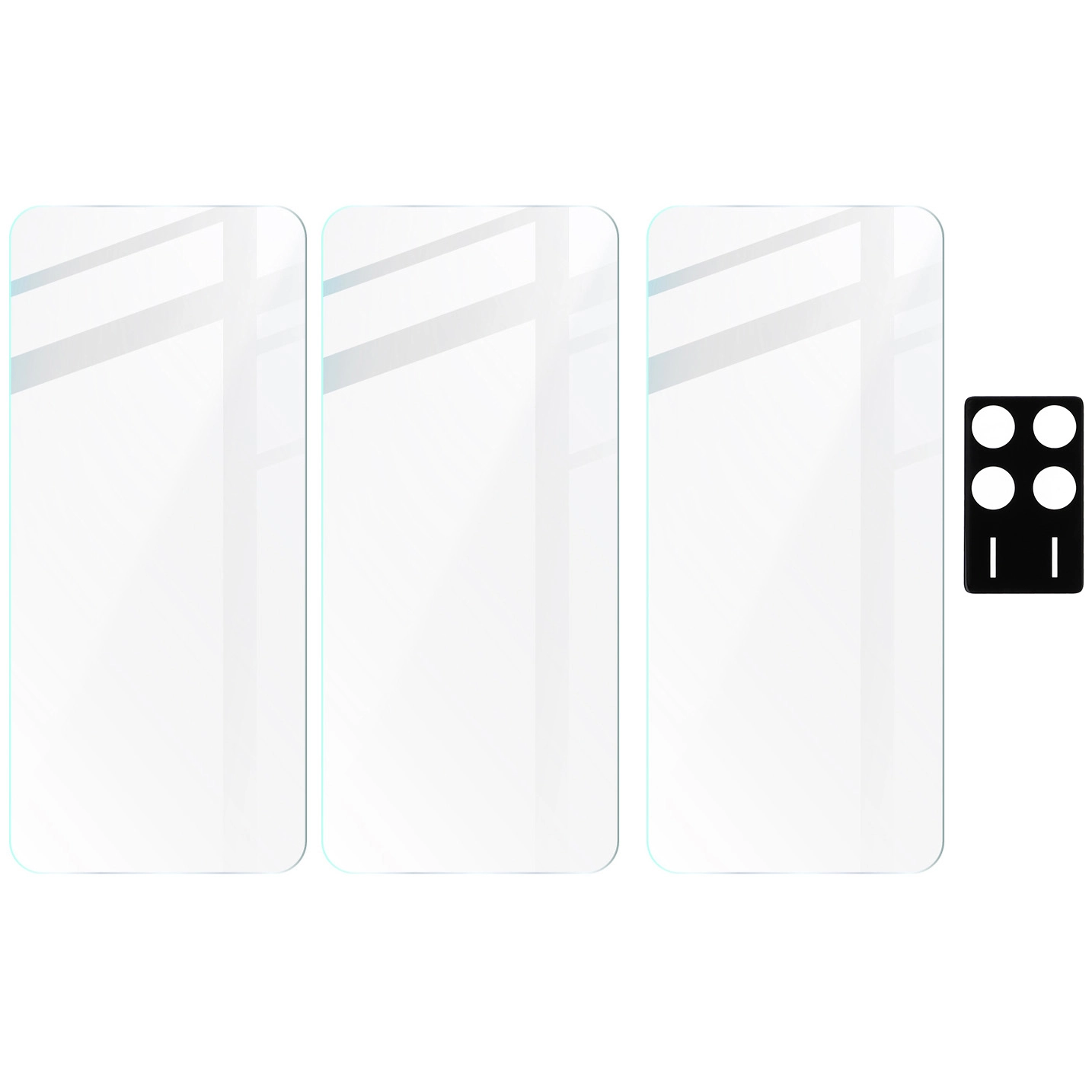 Zestaw ochronny Bizon 3x szkło + szybka na aparat Clear 2 Pack do Poco X6 Pro