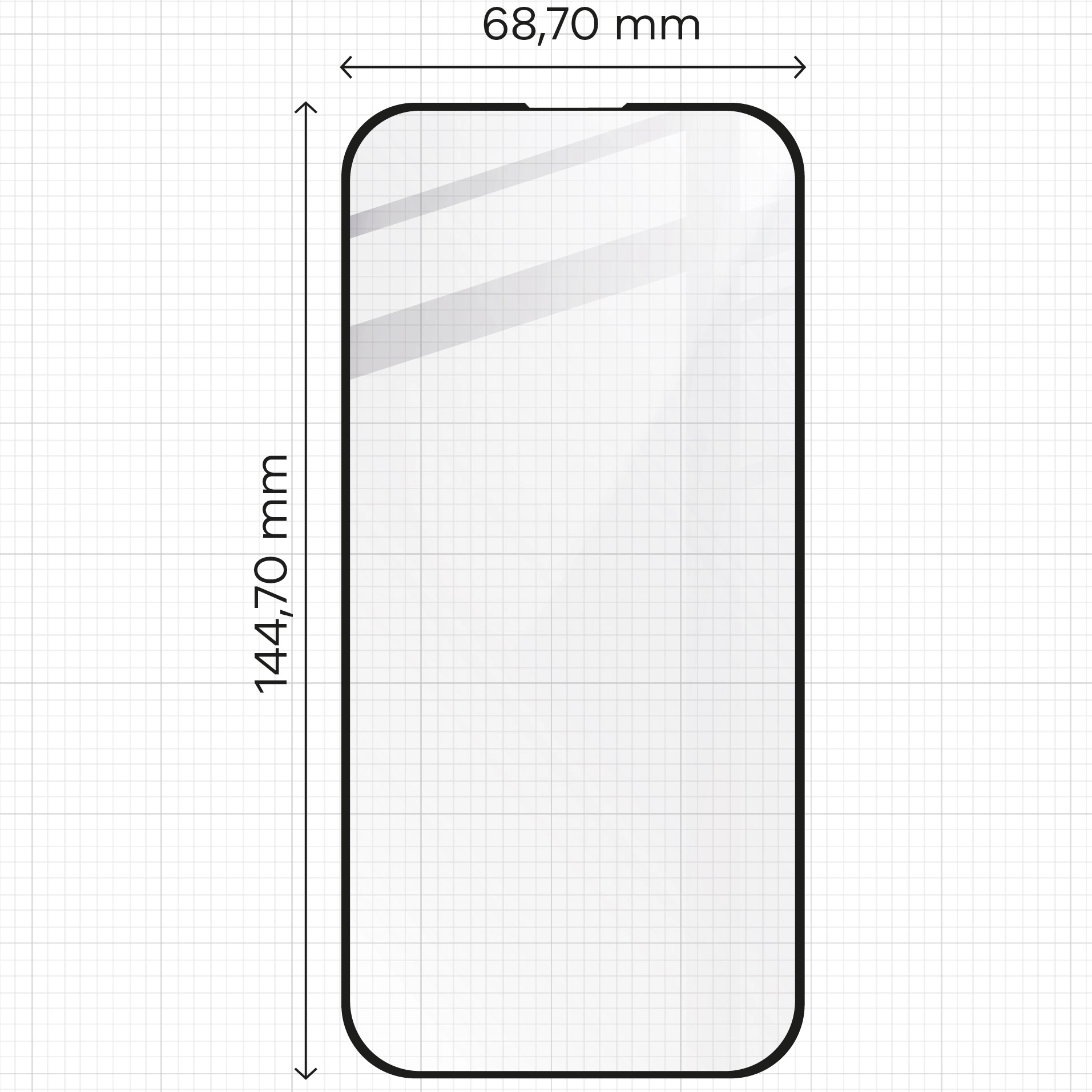 Szkło hartowane Bizon pełne Edge 2 do iPhone 15/16
