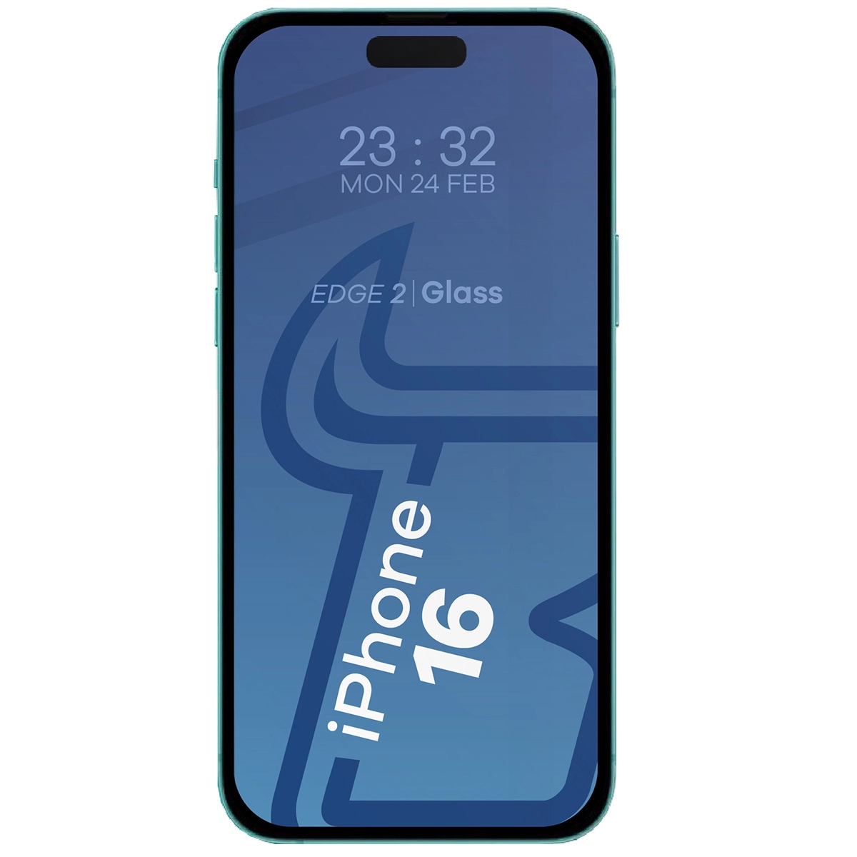 Szkło hartowane Bizon pełne Edge 2 do iPhone 15/16