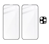 Zestaw ochronny Bizon 2x szkło + szybka na aparat Edge 2 Pack do iPhone 15 Pro Max