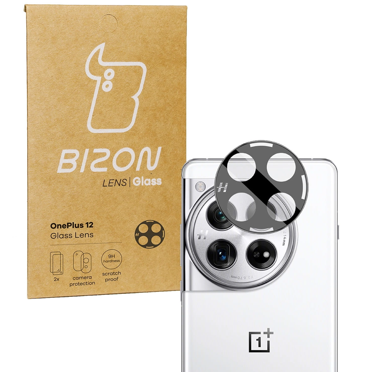 Szkło ochronne Bizon na aparat Lens do OnePlus 12 2 sztuki