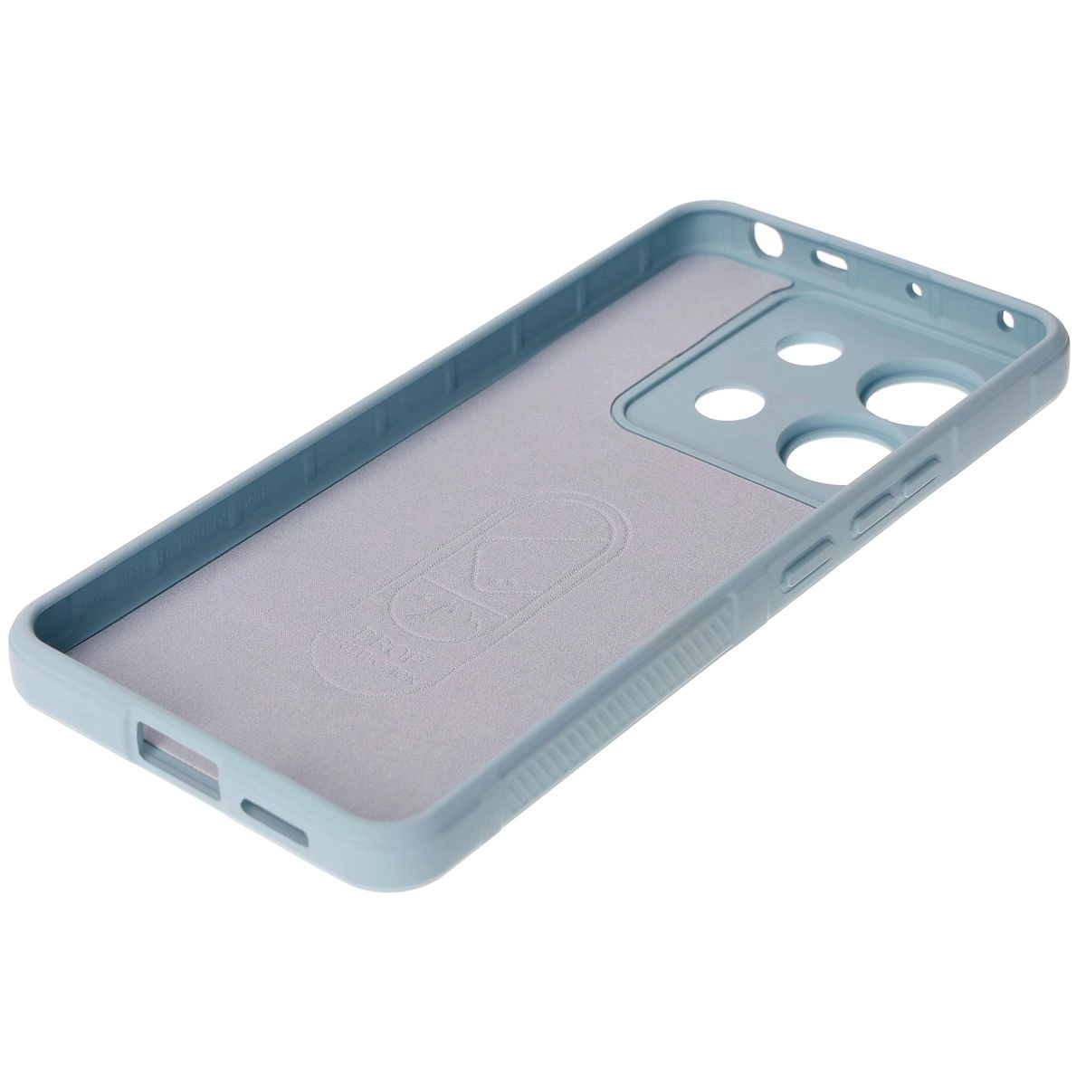Etui Bizon Tur do Xiaomi Poco X6/Xiaomi Redmi Note 13 Pro 5G Light Blue