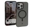 Etui Bizon MatteO z MagSafe do iPhone 15 Pro Max Półprzezroczyste z czarną ramką