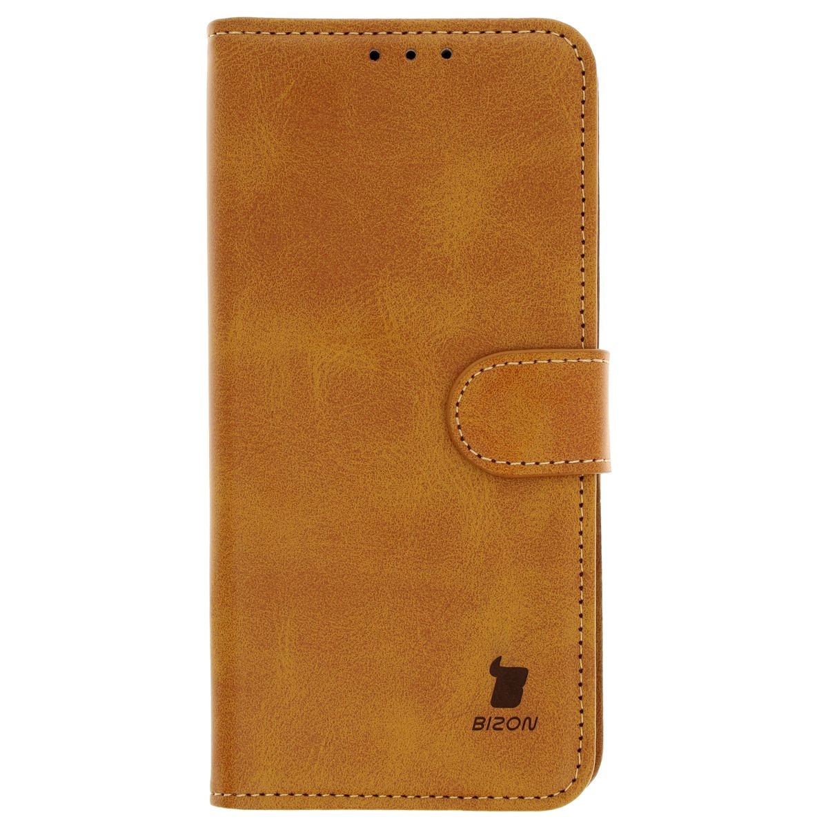 Etui Bizon z klapką Pocket do Sony Xperia 10 VI Brązowy
