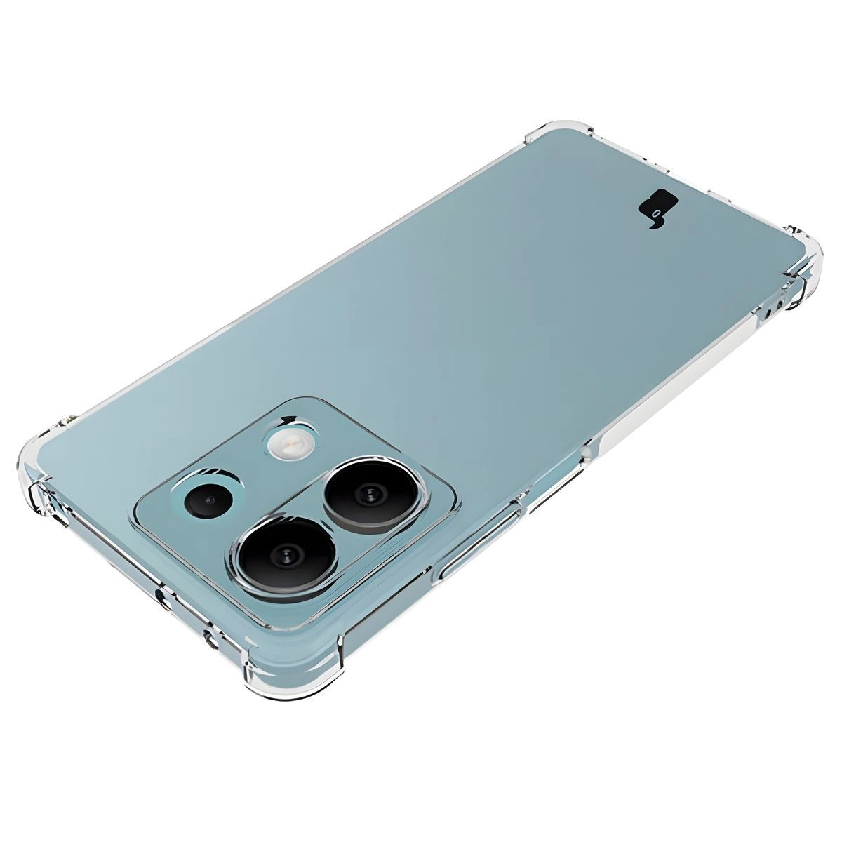 Etui Bizon Elastyczne Salpa do Xiaomi Redmi Note 13 5G Przezroczysty