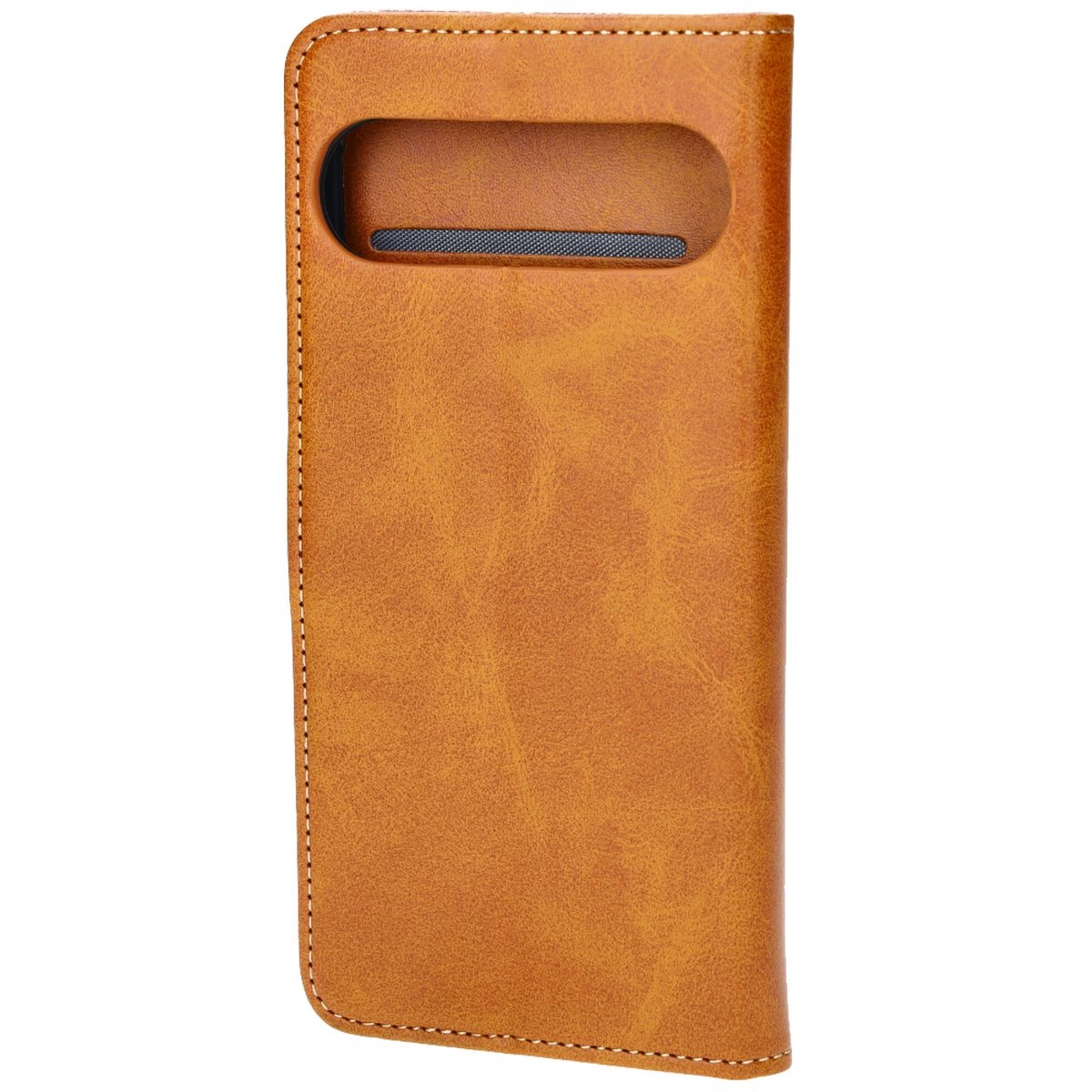 Etui Bizon z klapką Pocket do Google Pixel 9 Pro XL Brązowy
