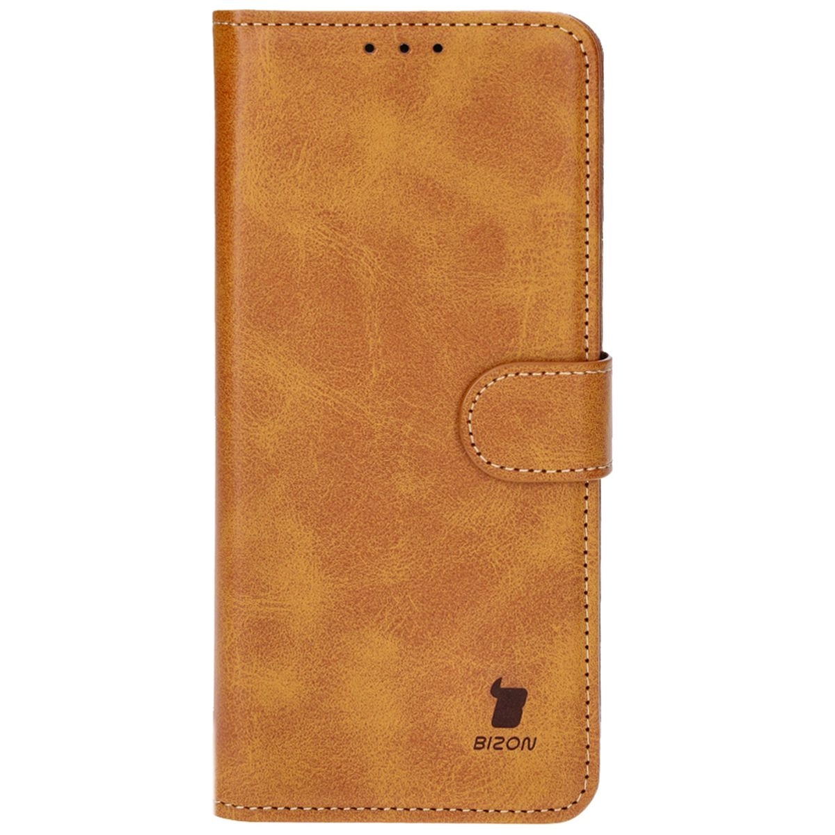Etui Bizon z klapką Pocket do Google Pixel 9 Pro XL Brązowy