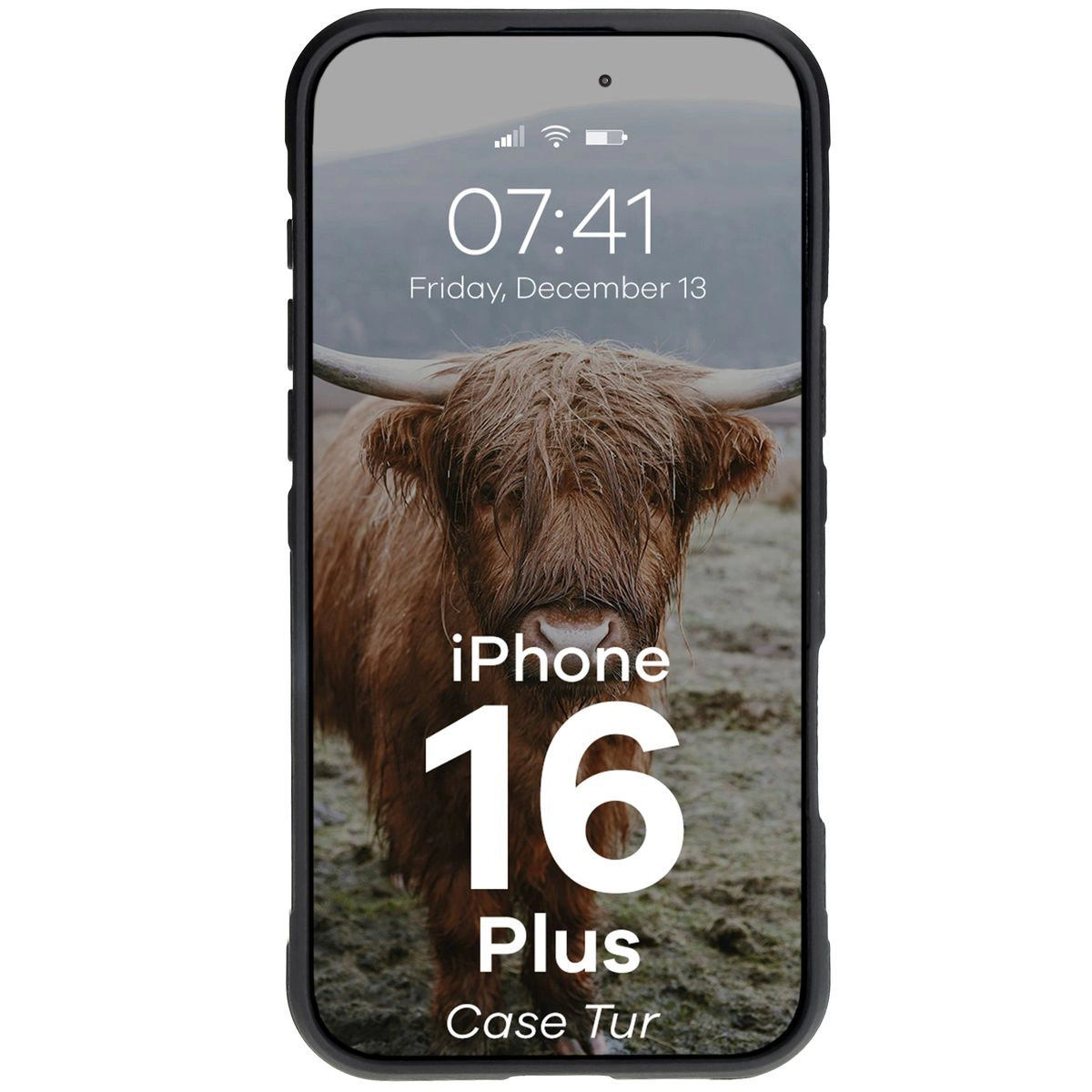 Etui Bizon Tur do iPhone 16 Plus Black