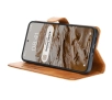 Etui Bizon z klapką Pocket do Galaxy S24 FE Brązowy