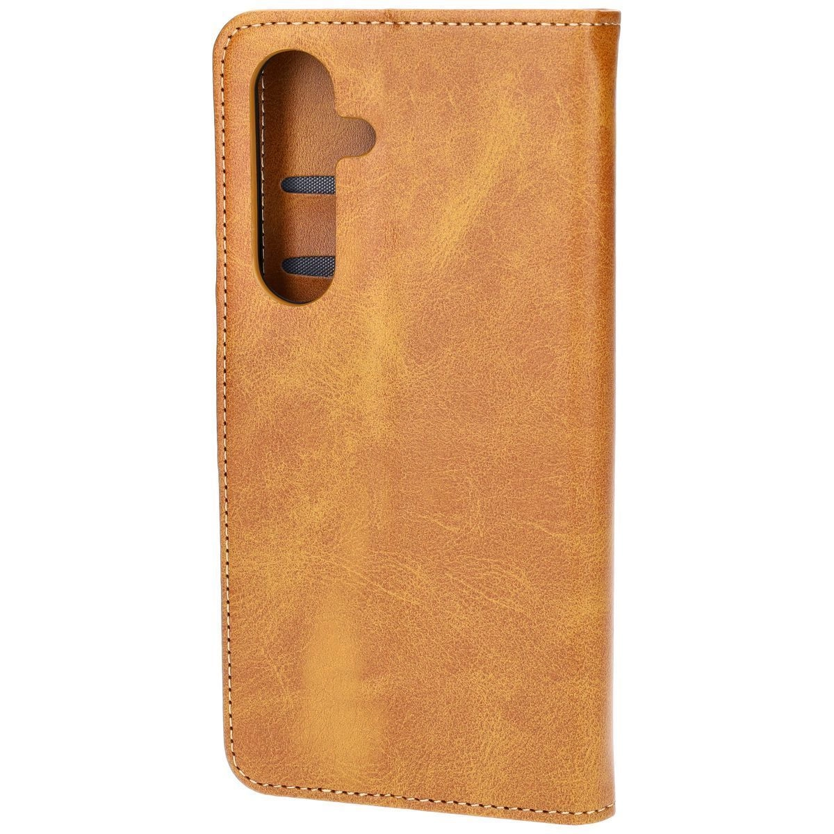 Etui Bizon z klapką Pocket do Galaxy S24 FE Brązowy