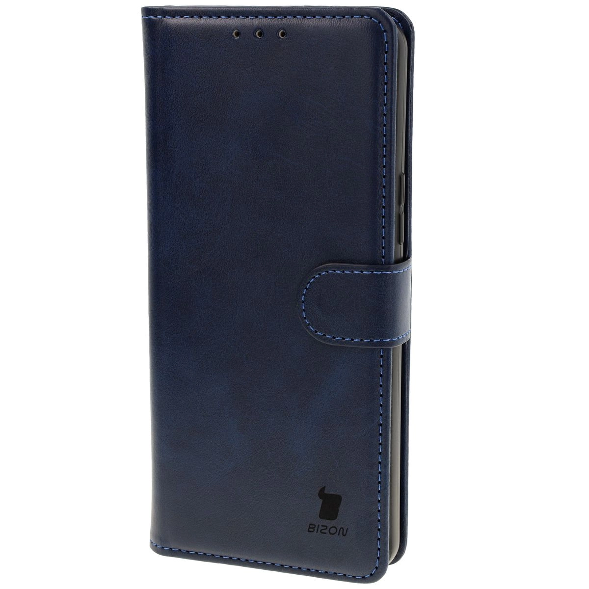 Etui Bizon z klapką Pocket do Asus Zenfone 11 Ultra Granatowy
