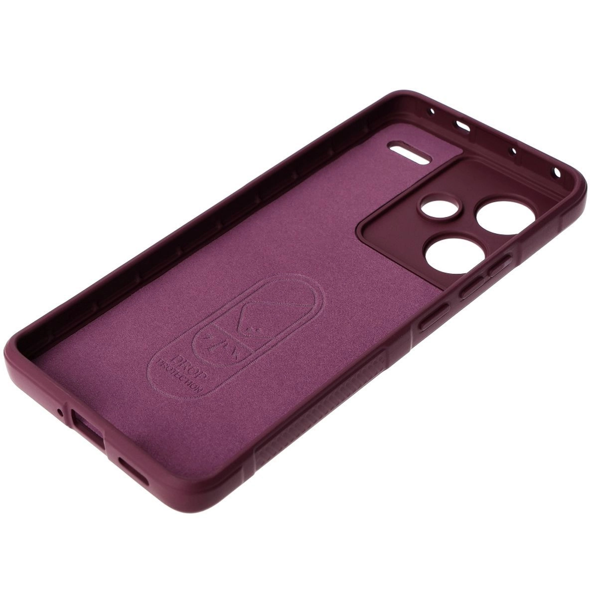 Etui Bizon Tur do Xiaomi Redmi Note 13 Pro+ 5G Dark Purple