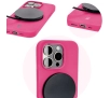 Etui Bizon Silikonowe Soft do iPhone 15 Pro Fuksja