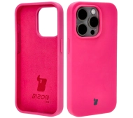 Bizon Silikonowe Soft do iPhone 15 Pro Fuksja
