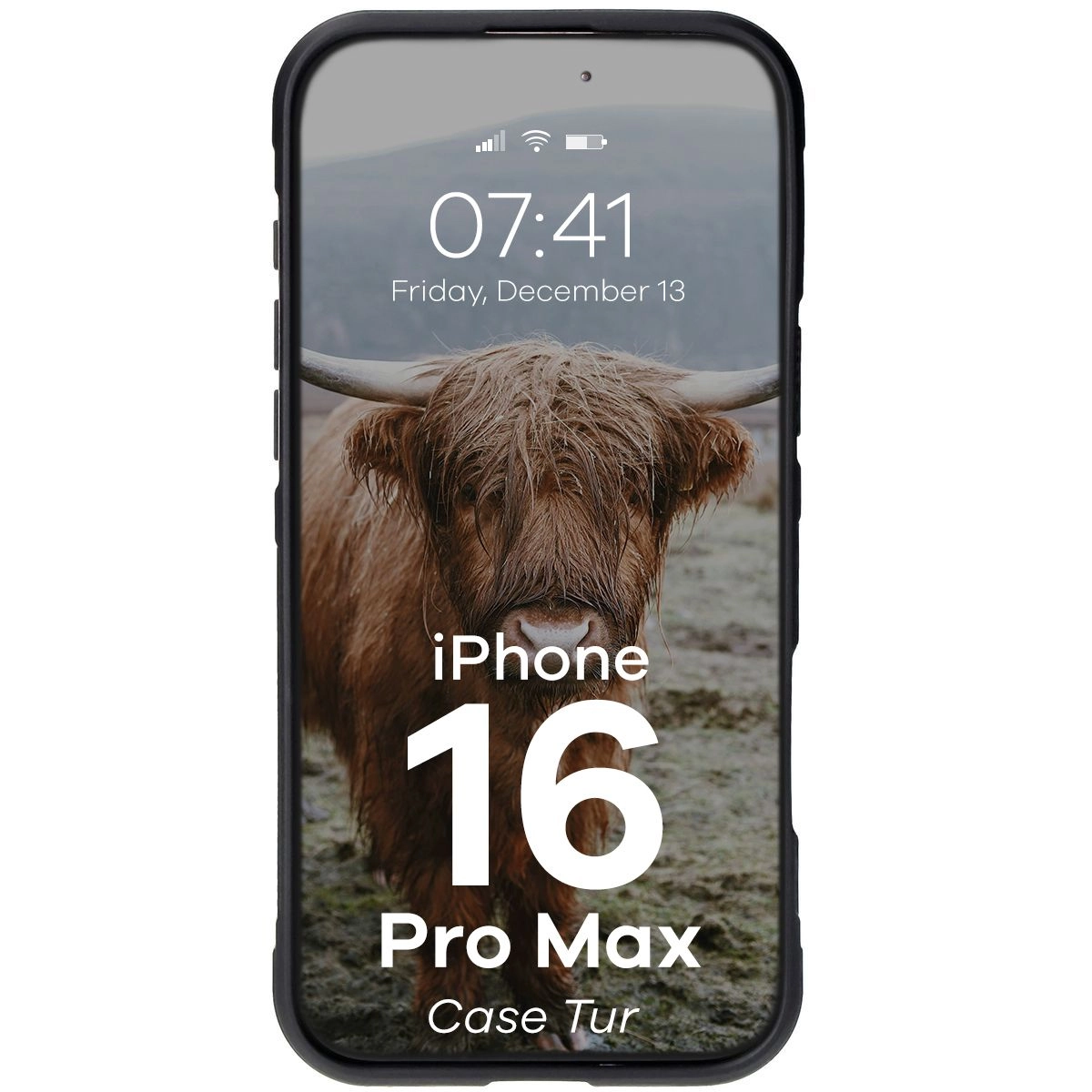 Etui Bizon Tur do iPhone 16 Pro Max Black