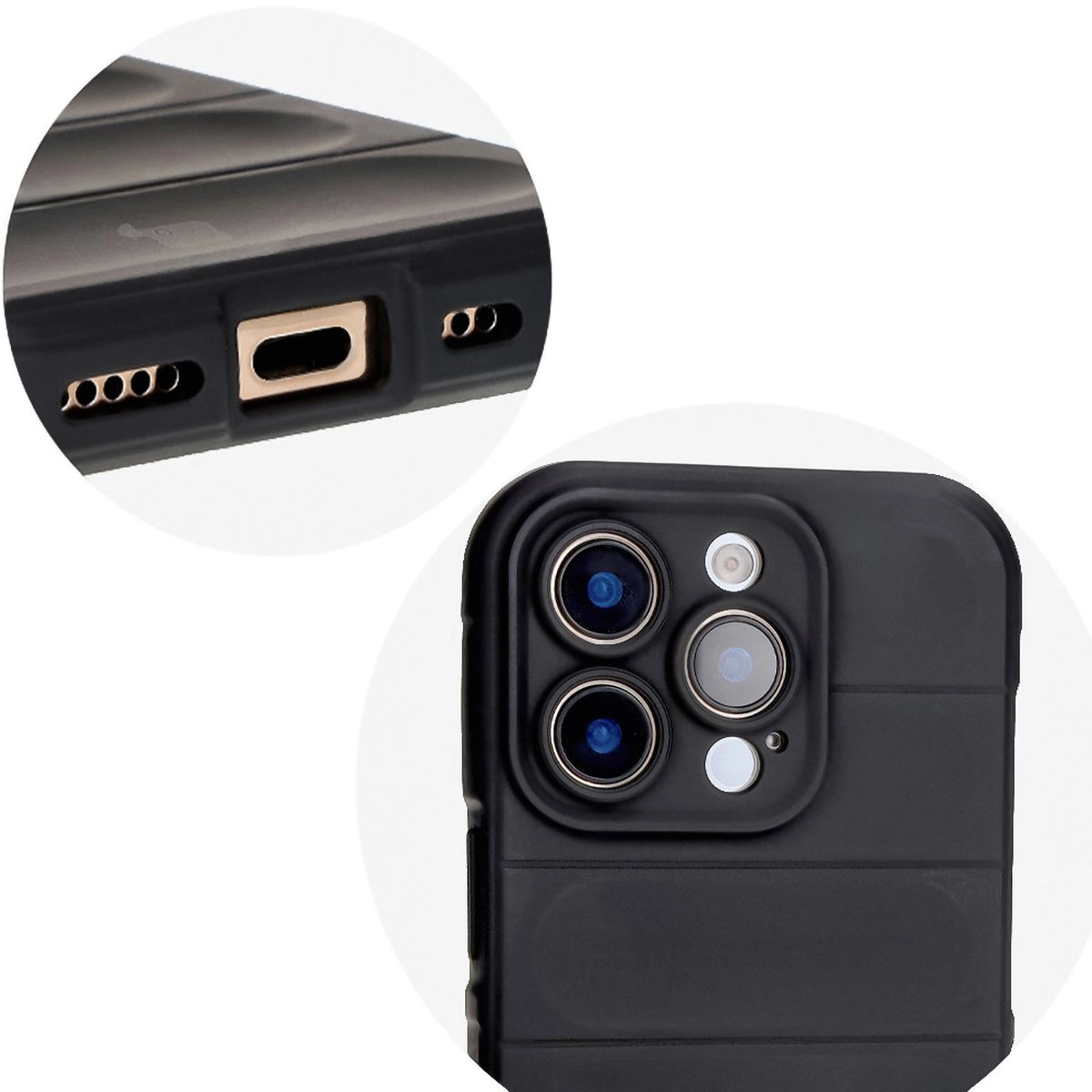 Etui Bizon Tur do iPhone 16 Pro Max Black