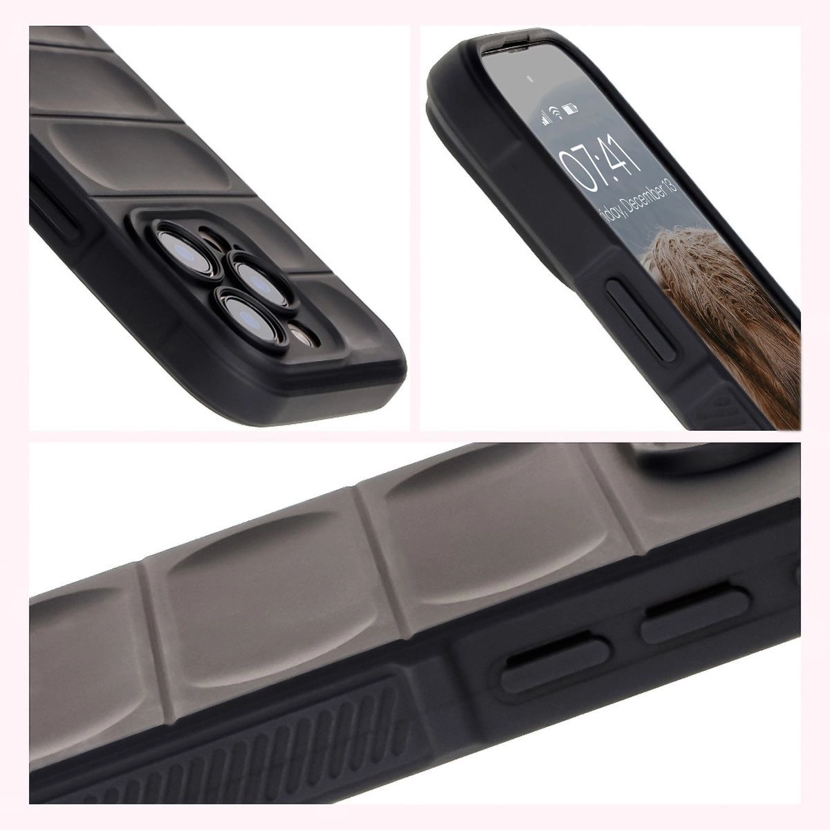 Etui Bizon Tur do iPhone 16 Pro Max Black
