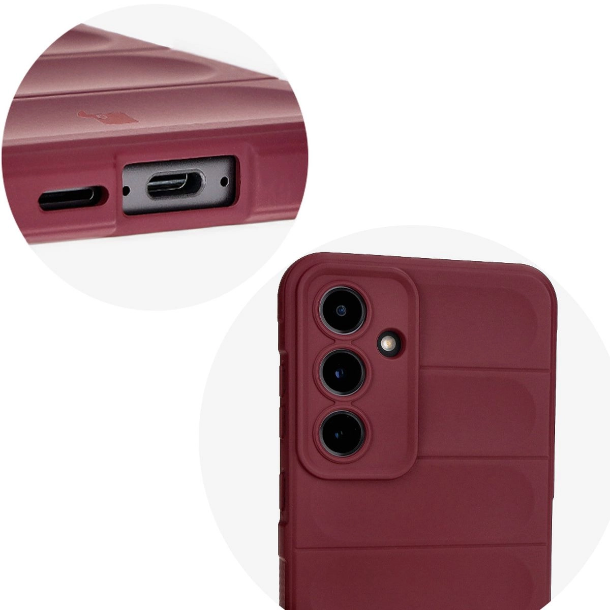 Etui Bizon Tur do Samsung Galaxy S24 FE Dark Purple