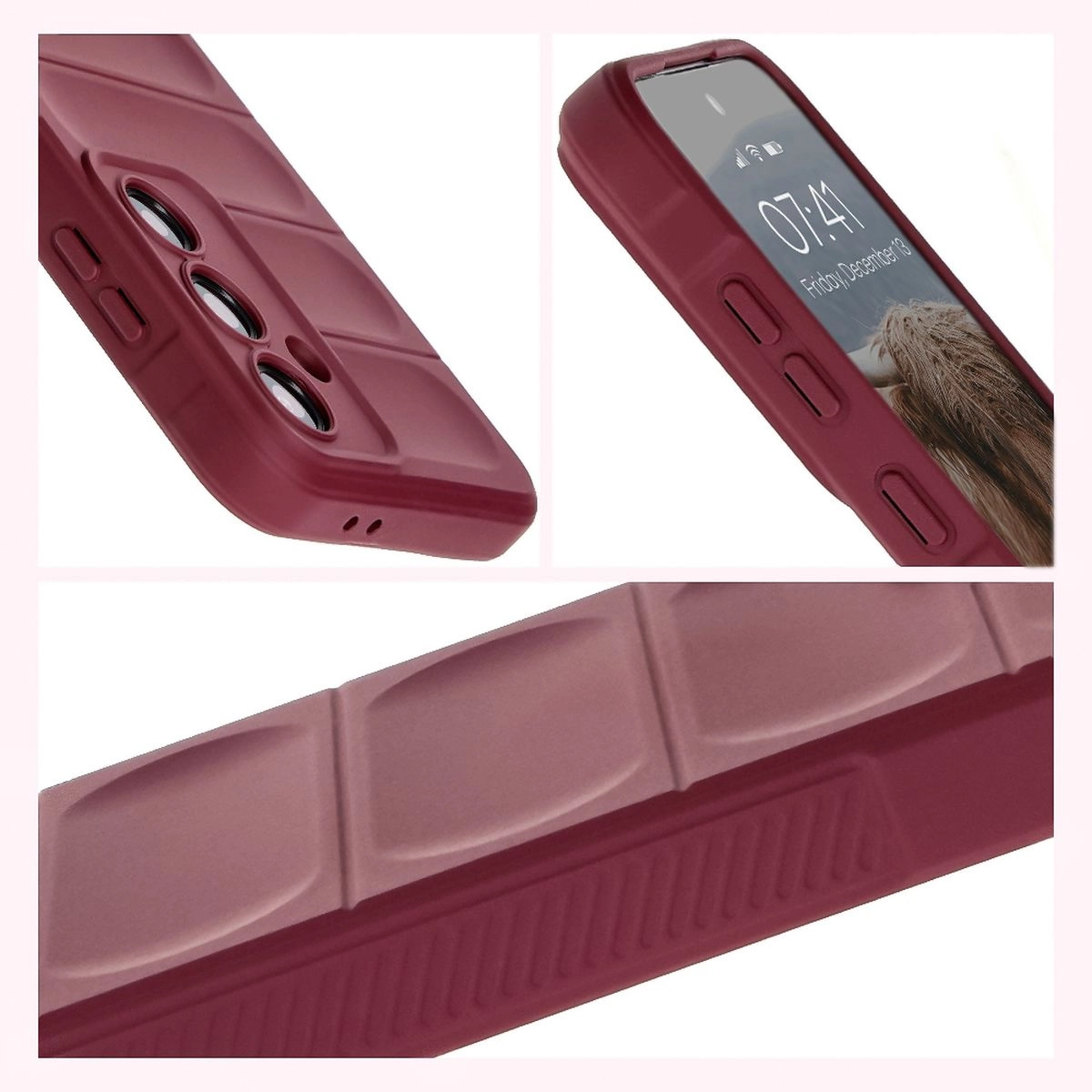 Etui Bizon Tur do Samsung Galaxy S24 FE Dark Purple