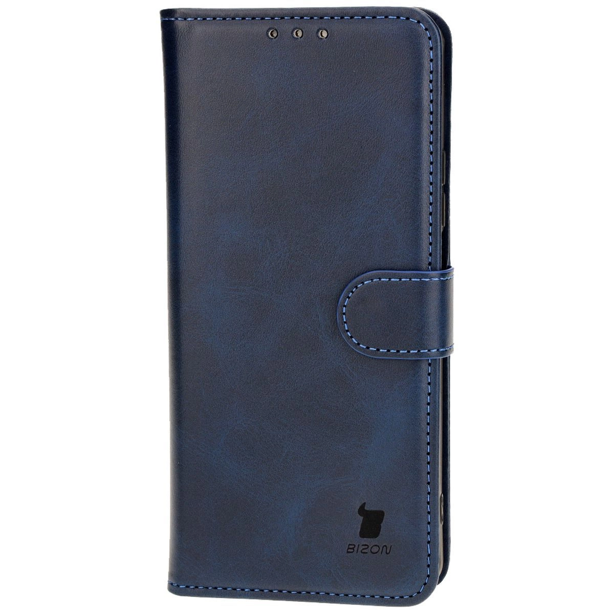 Etui Bizon z klapką Pocket do Xiaomi Poco X6/Xiaomi Redmi Note 13 Pro 5G Granatowy