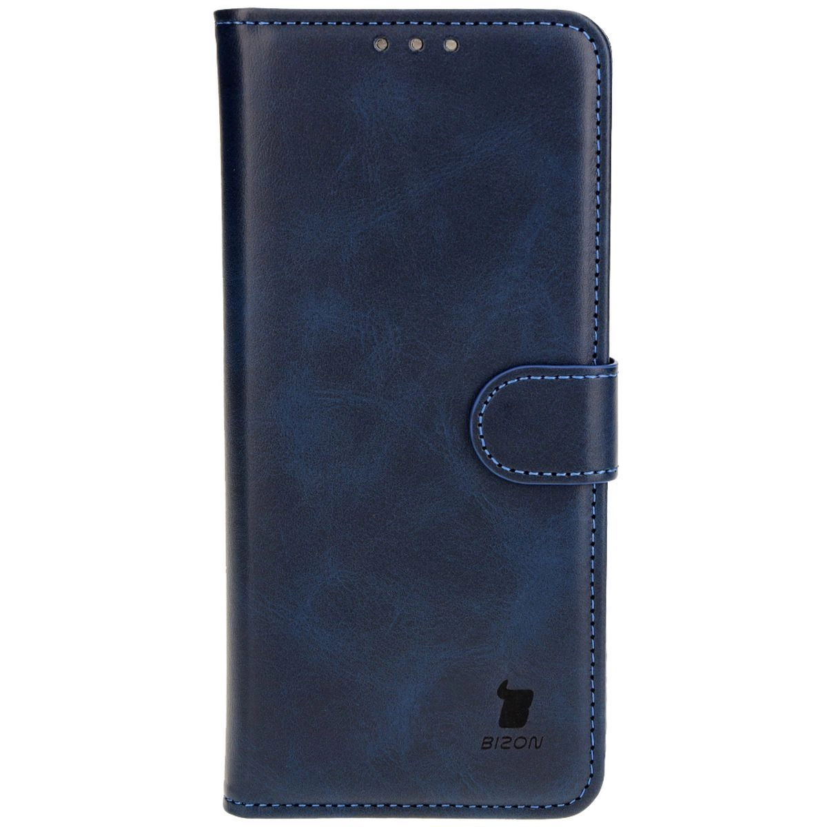Etui Bizon z klapką Pocket do Xiaomi Poco X6/Xiaomi Redmi Note 13 Pro 5G Granatowy
