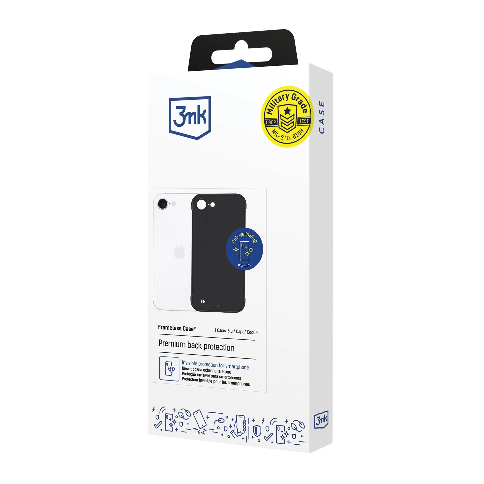 Etui 3mk Just20g Clear Case iPhone 16e Czarny
