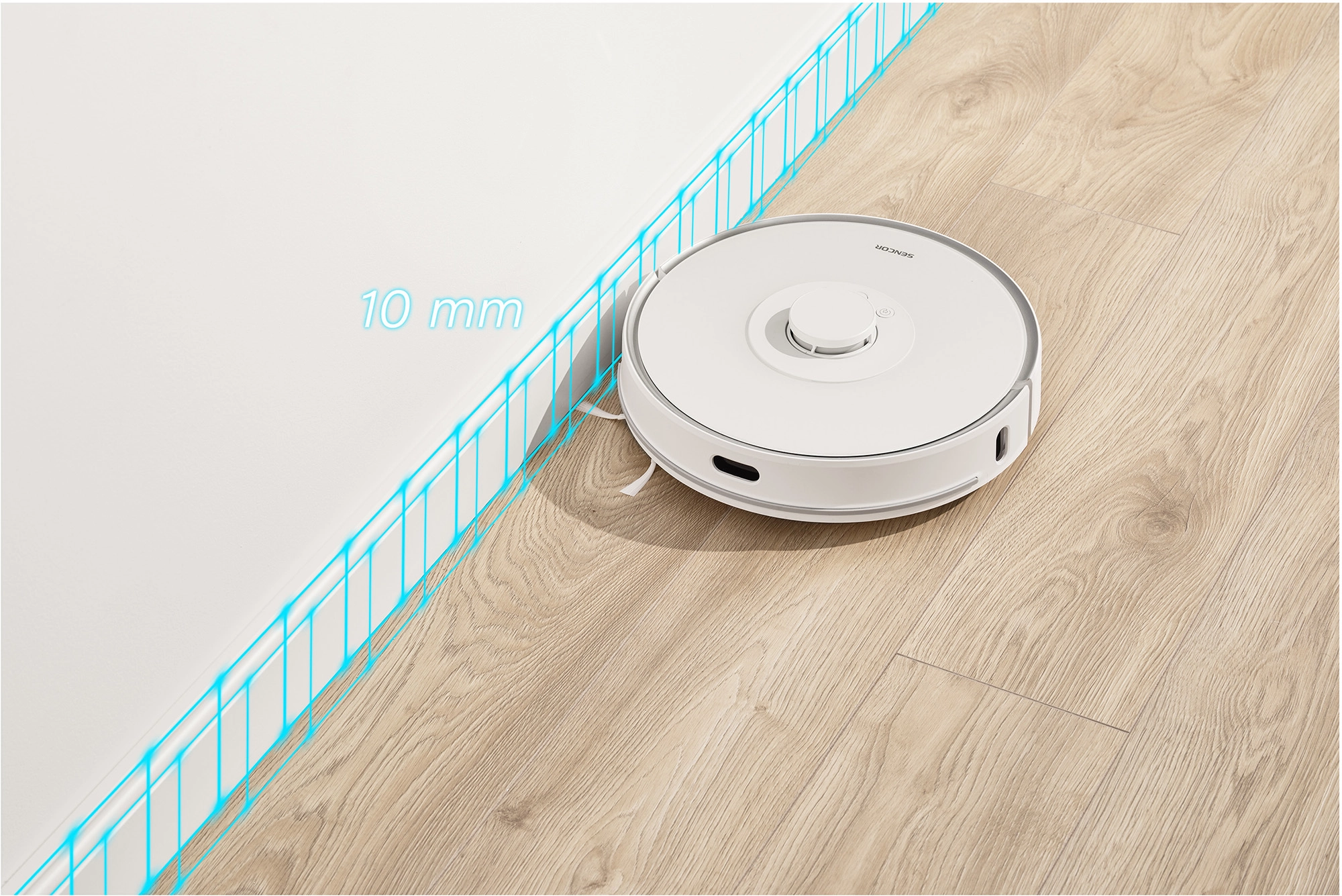 Robot sprzątający Sencor SRV 9385WH Funkcja mopowania Tworzenie mapy pomieszczenia 70dB