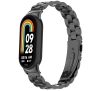 Bransoleta Bizon ze stali nierdzewnej Aura do Xiaomi Smart Band 9 / 9 NFC / 8 Czarny
