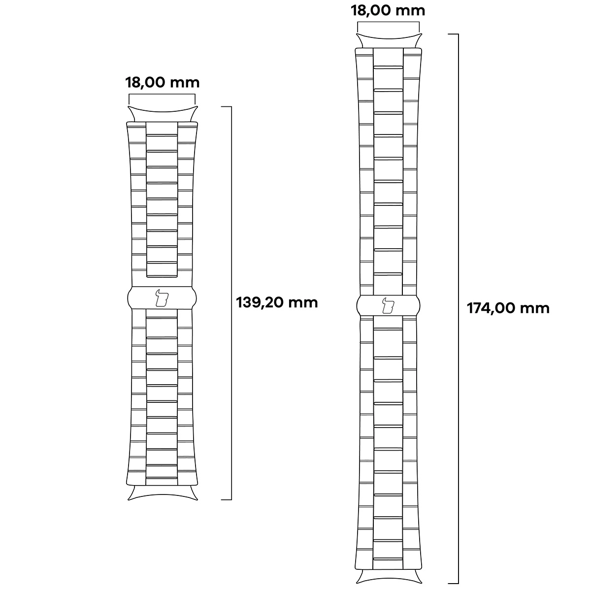 Bransoleta Bizon ze stali nierdzewnej Aura QuickRelease 18mm Złoty