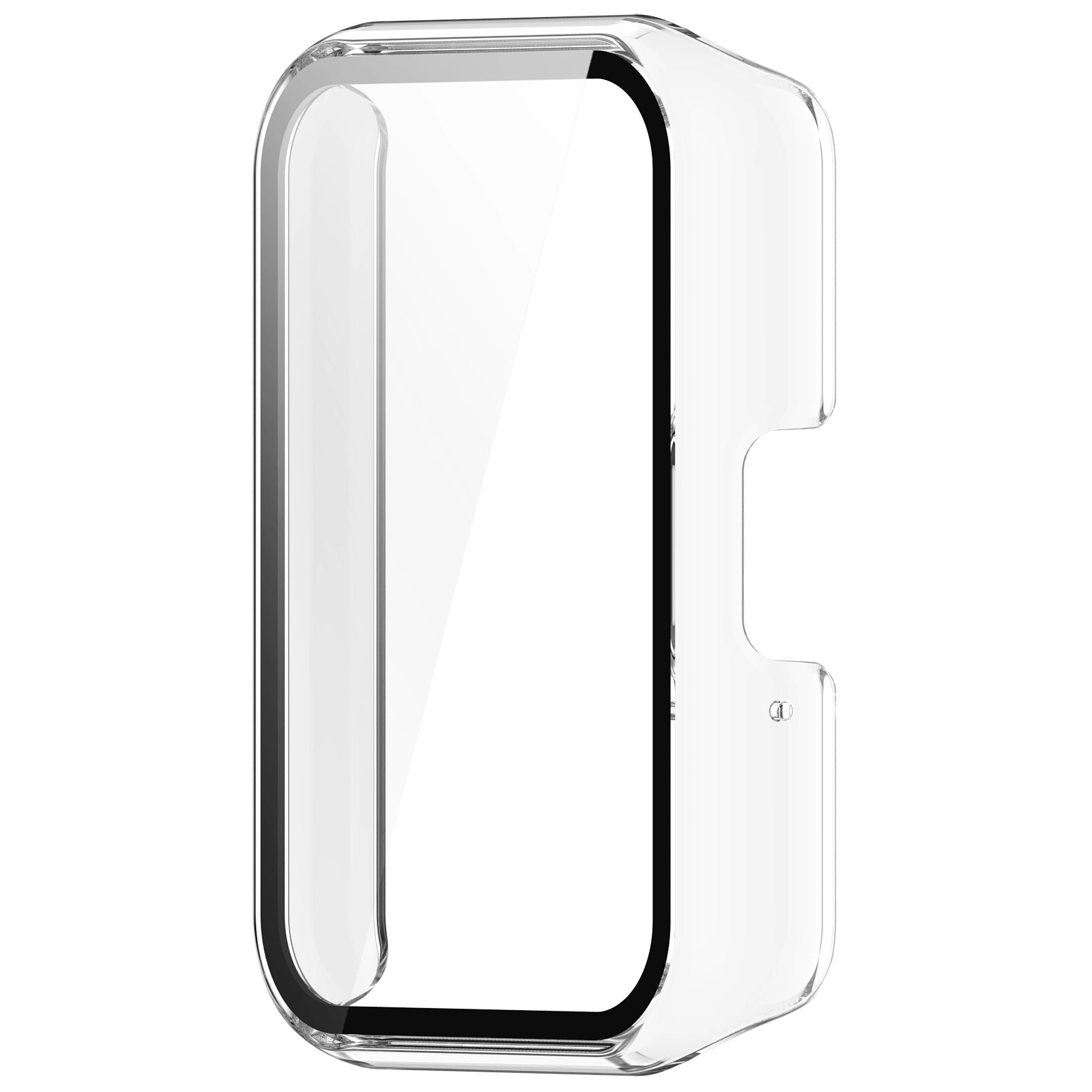 Nakładka na tarczę Bizon ze szkłem do Galaxy Fit 3 Przezroczysty