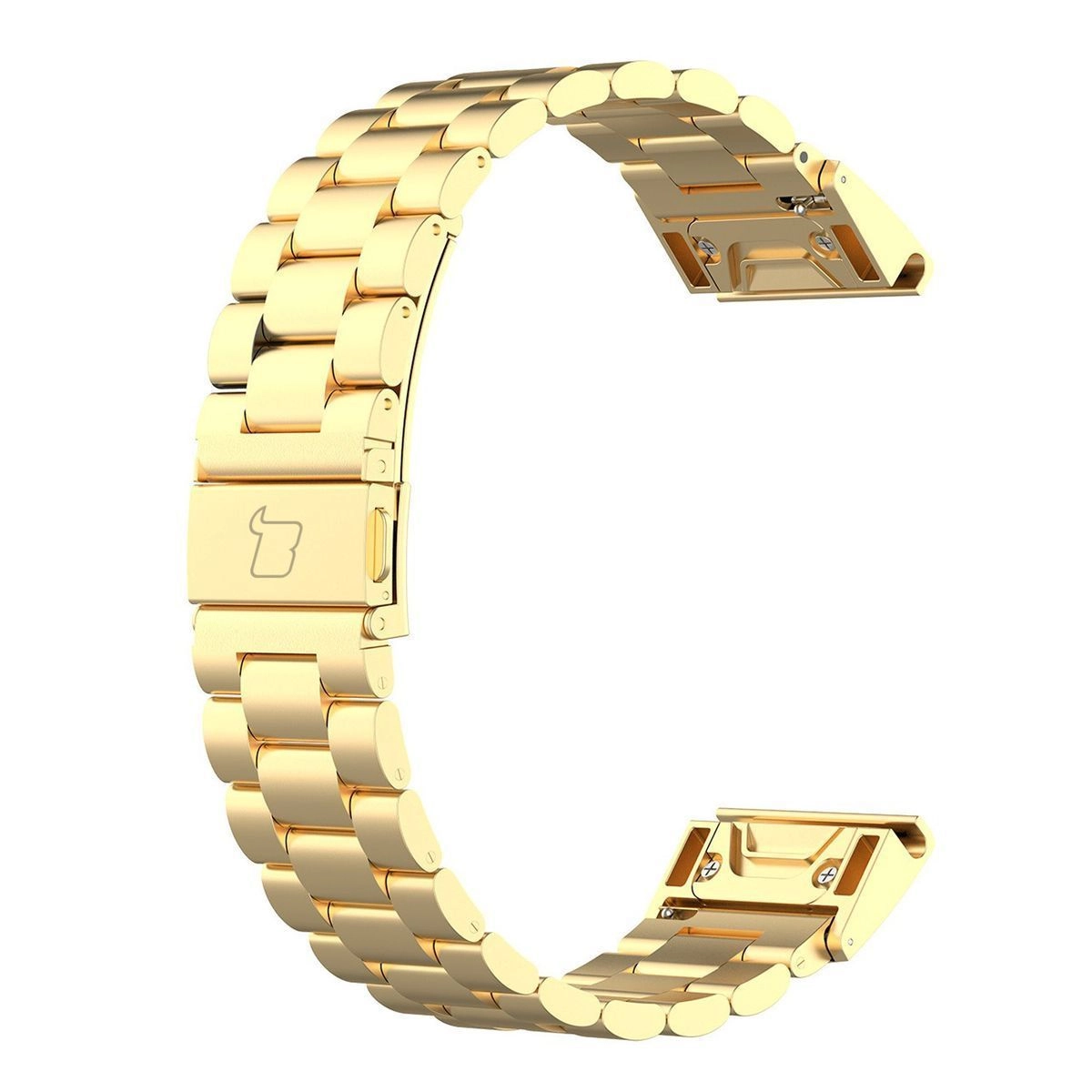Bransoleta Bizon ze stali nierdzewnej Aura QuickFit 26mm Złoty