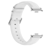 Pasek Bizon skórzany  Casual do Xiaomi Smart Band 9 Pro/8 Pro / Redmi Watch 5/4 Biały