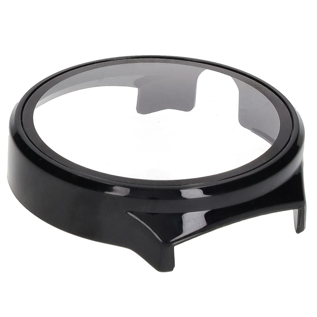 Nakładka na tarczę Bizon ze szkłem do Huawei Watch 4 Pro Space Edition Czarny