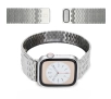 Bransoleta Bizon ze stali nierdzewnej Titanium do Apple Watch 38/40/41/42mm Srebrny