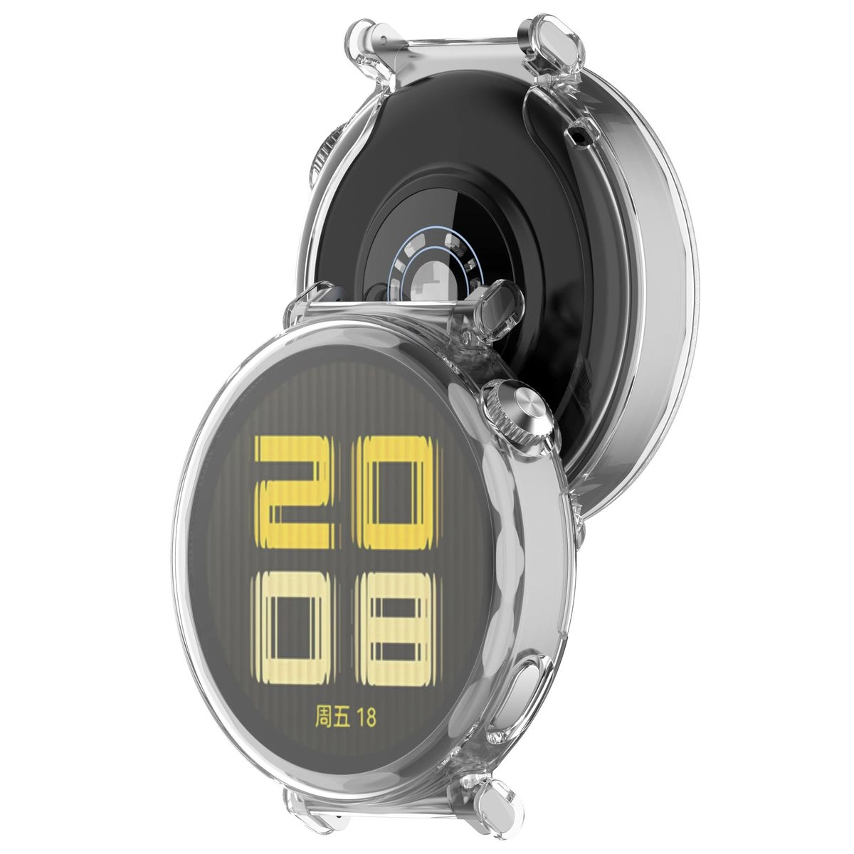 Nakładka na tarczę Bizon Felipe do Huawei Watch GT 5 41mm Przezroczysty