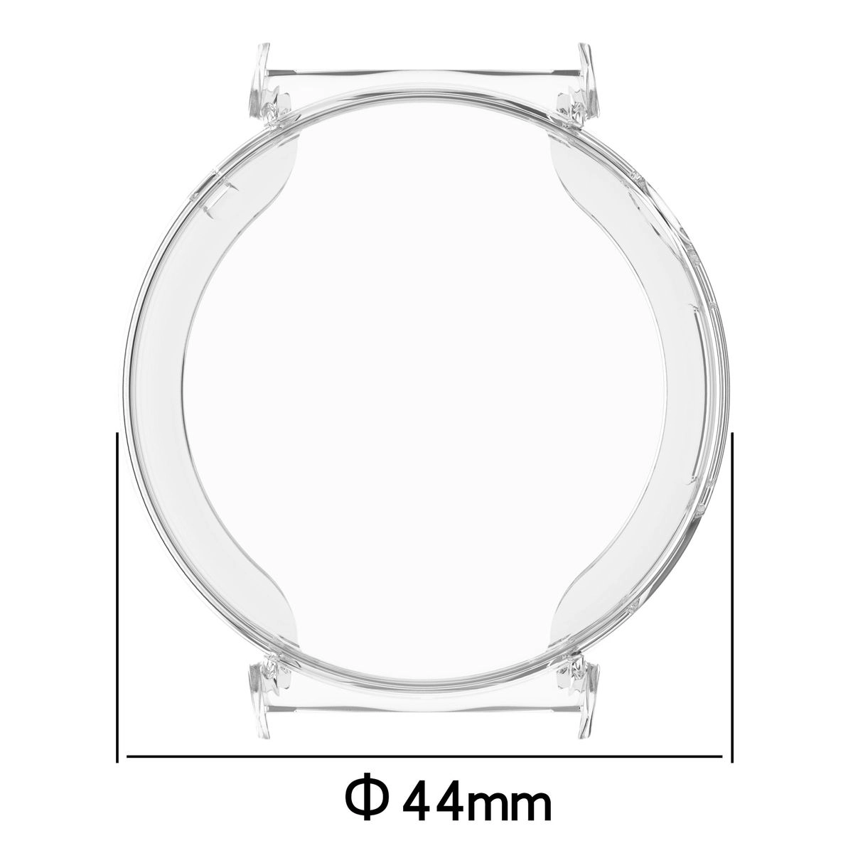 Nakładka na tarczę Bizon Felipe do Huawei Watch GT 5 41mm Przezroczysty