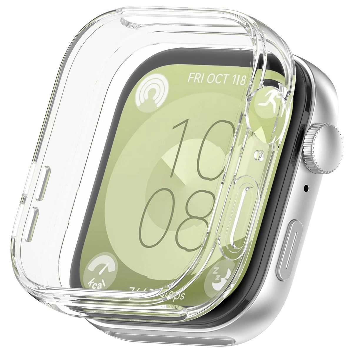 Nakładka na tarczę Bizon Felipe do Huawei Watch Fit 3 Przezroczysty