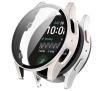 Nakładka na tarczę Bizon ze szkłem do Galaxy Watch 7 44mm Satynowo Szampańskie