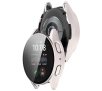 Nakładka na tarczę Bizon ze szkłem do Galaxy Watch 7 44mm Satynowo Szampańskie